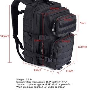 WIDEWAY Military Tactical Backpack 50L